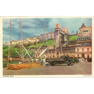 Salvador Bahia Vista Parcial Brazil Postcard
